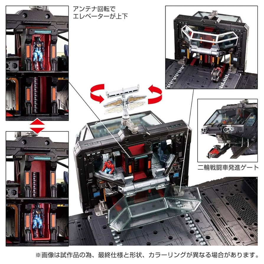 Amazon | T-SPARK ダイアクロン 機動要塞超重機 可動フィギュア